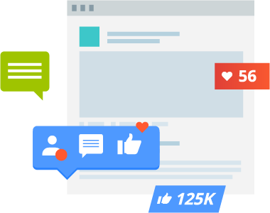 Social Media Like Icons